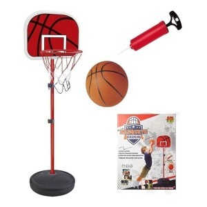 Tabela de Basquete Infantil com Kit Cesto,Bola,e Bomba