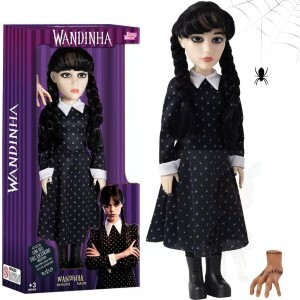 Boneca Wandinha Mãozinha Addams Netflix