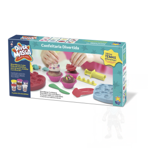 MASSINHA DE MODELAR CONFEITARIA DIVERTIDA DIVER MASSA DIVERTOYS